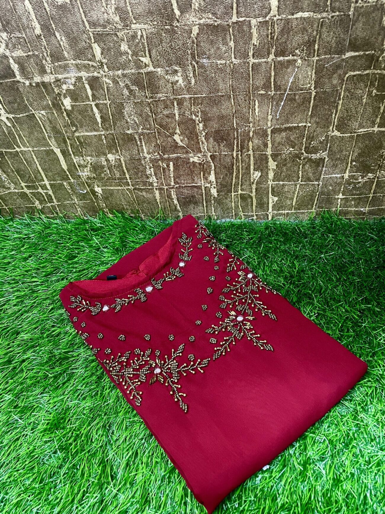 Translucent Neck / Handwork SKU: TH0059 - Image 3