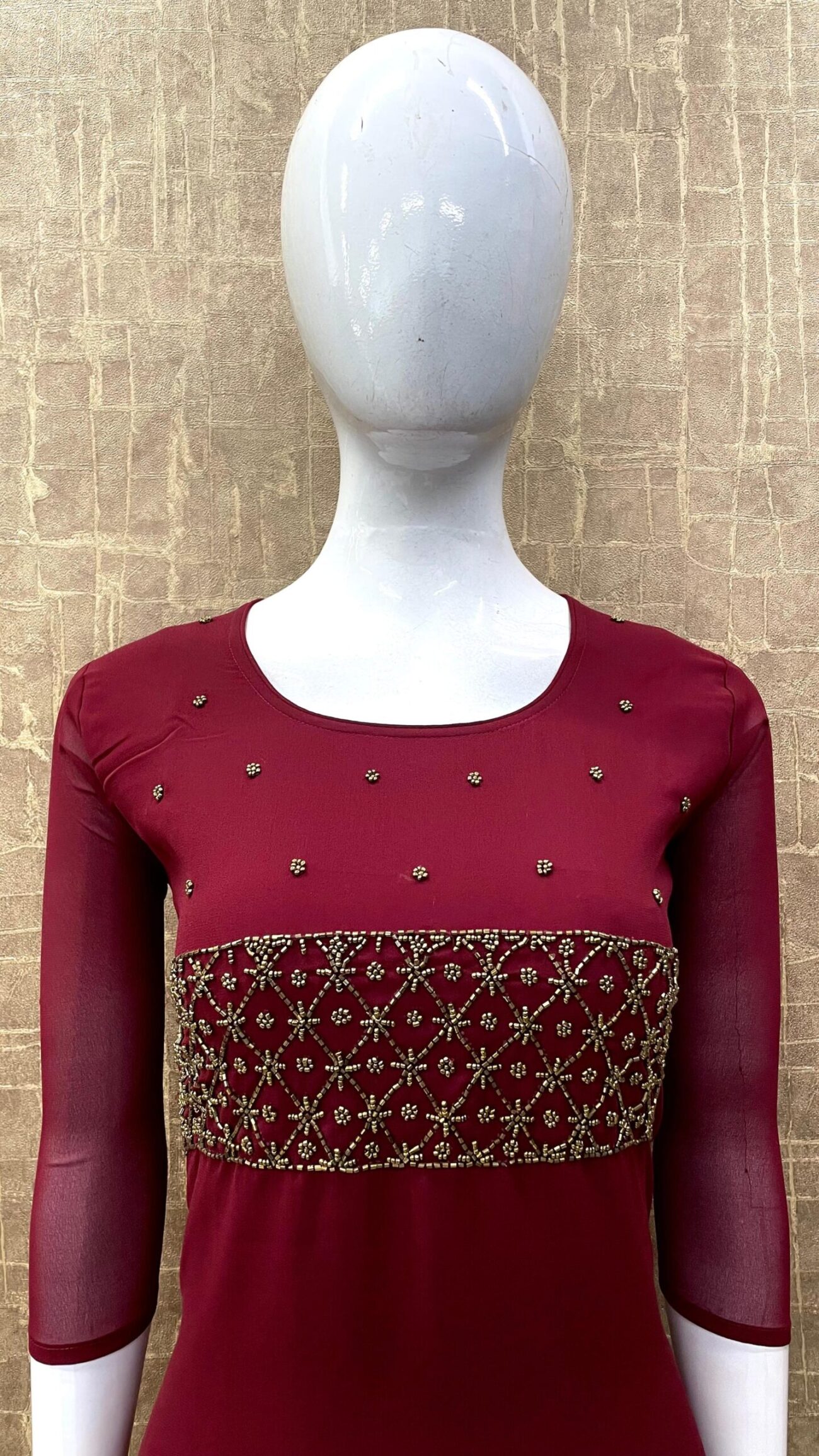 Slitted Handwork Top SKU: TH0016 - Image 12