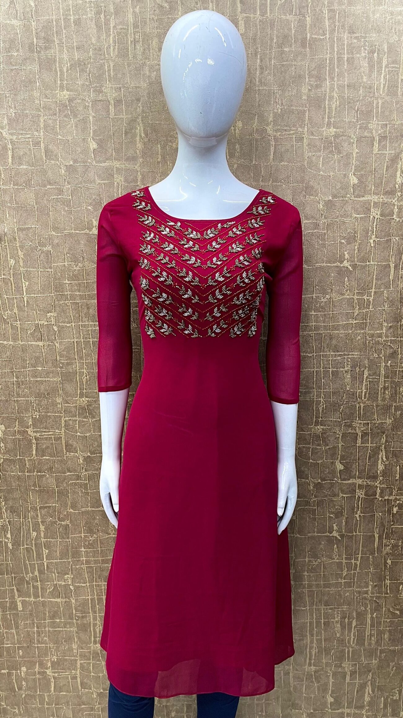 Heavy Handwork/ A-Line Top SKU: TH0018 - Image 4