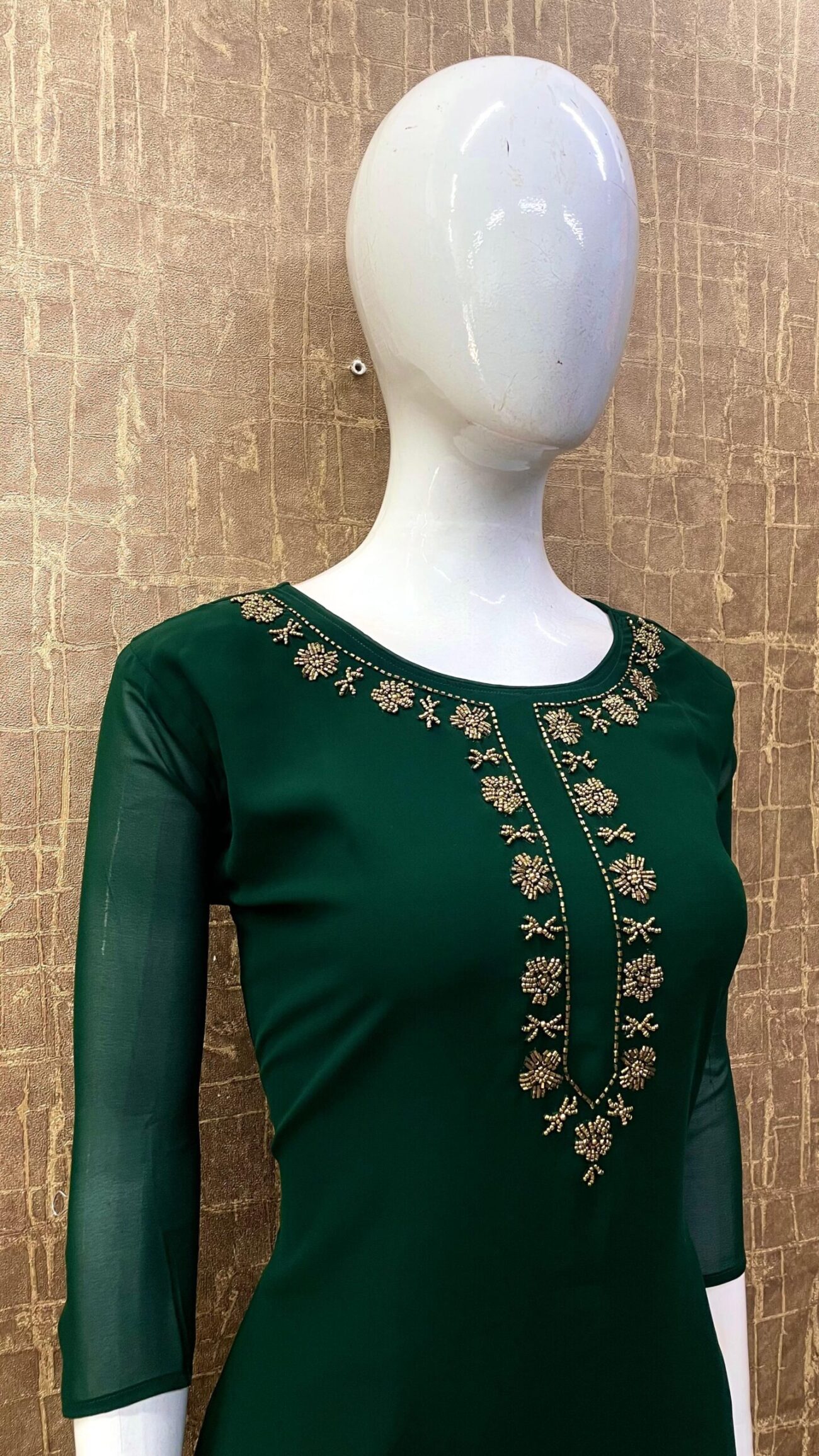 Georgette /Slitted/ Handwork SKU: TH0020 - Image 5