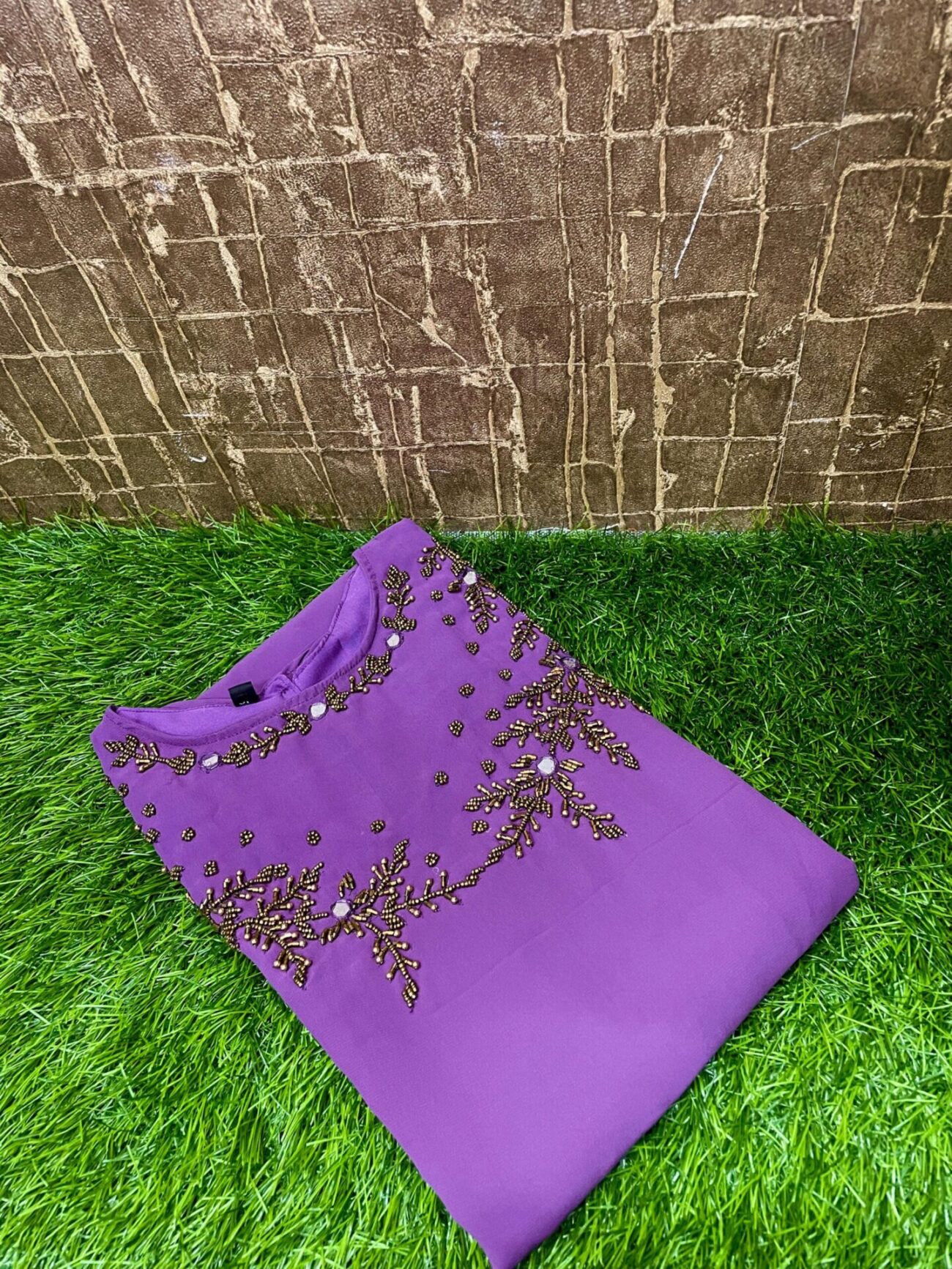 Translucent Neck / Handwork SKU: TH0059 - Image 2
