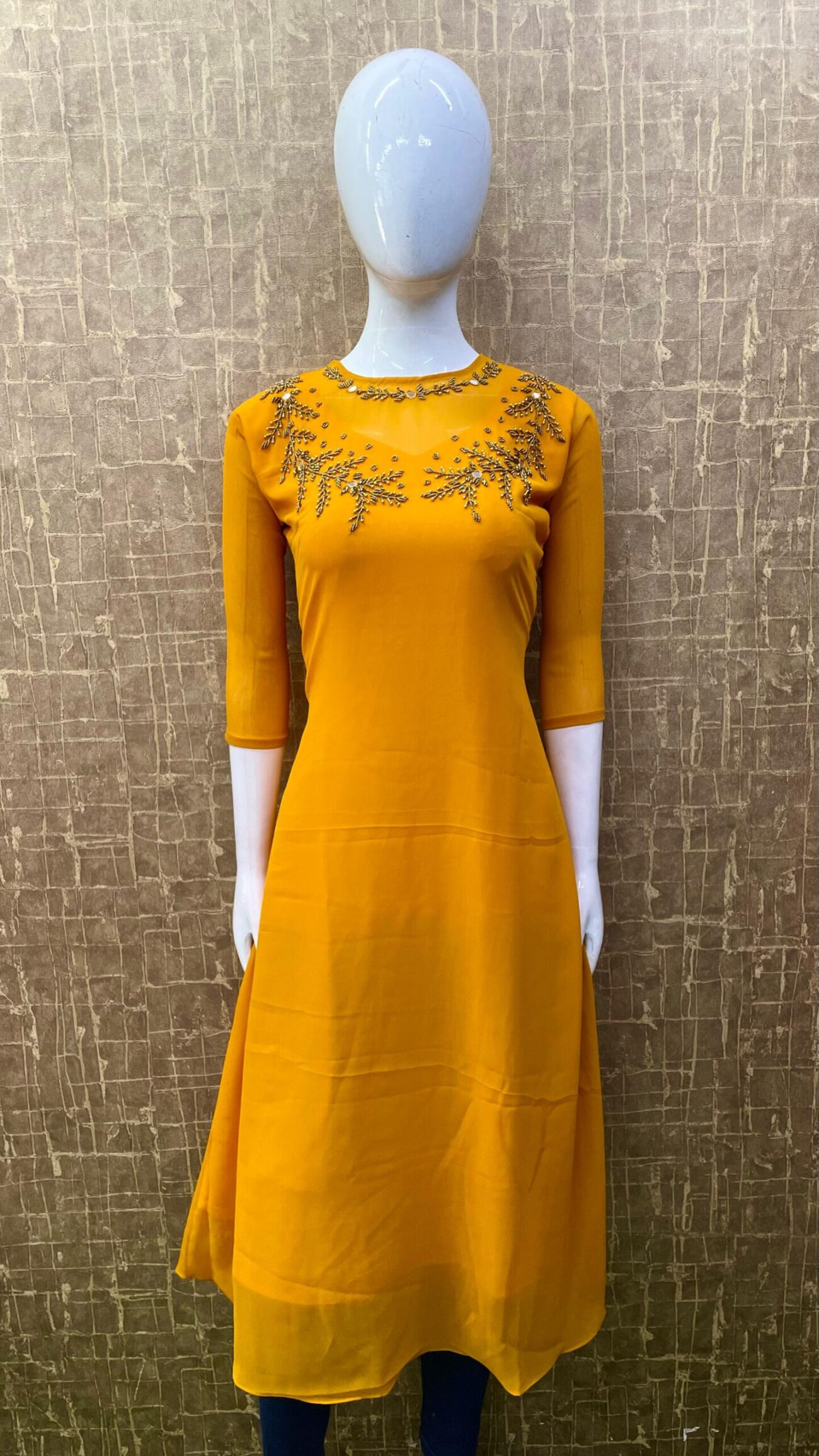 Translucent Neck / Handwork SKU: TH0059 - Image 12