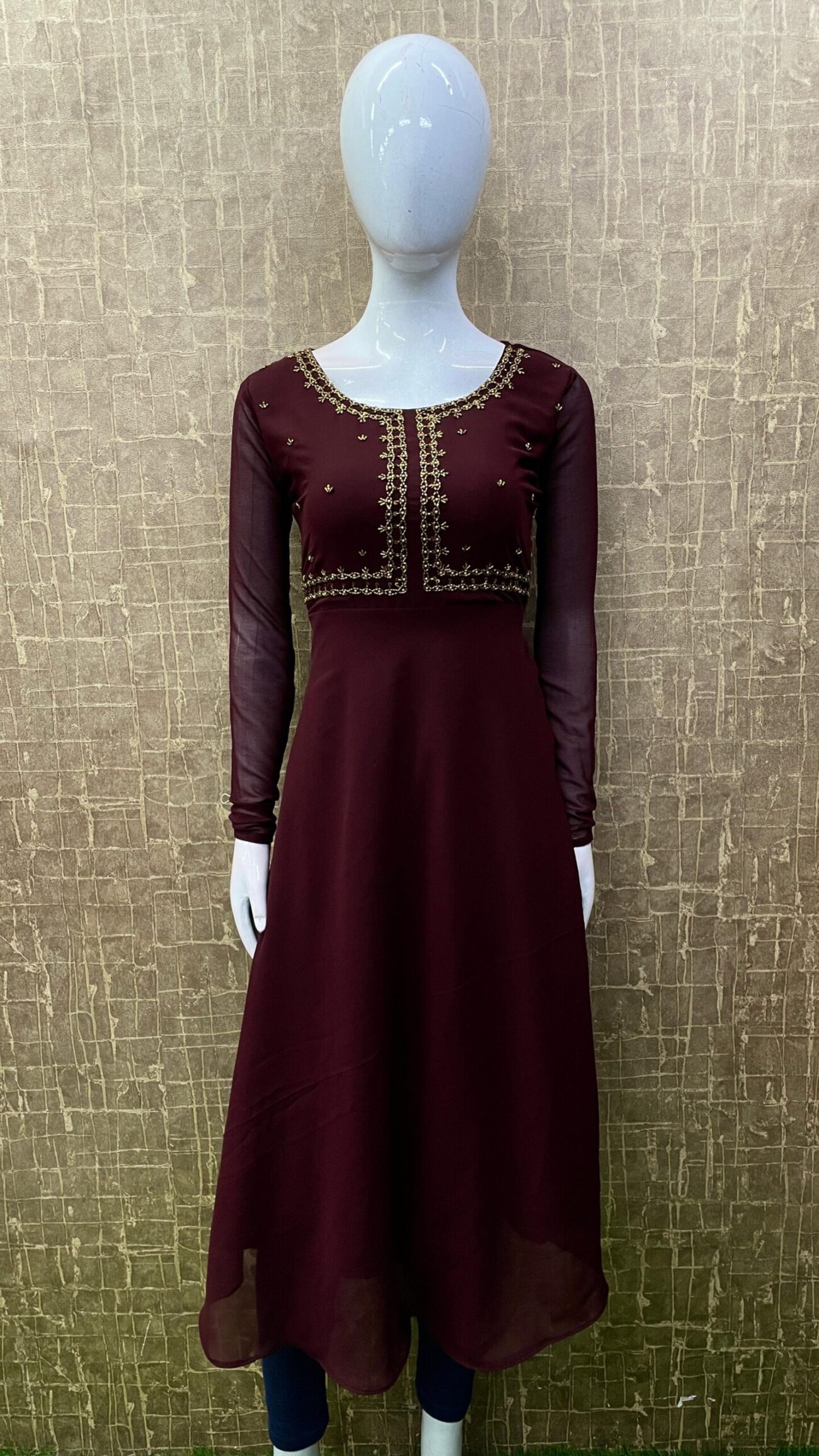 Full Sleeve - Flared / Handwork SKU: TH0062 - Image 4
