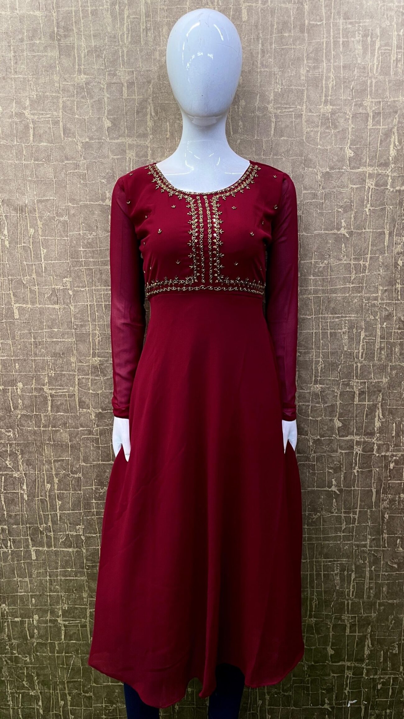 Full Sleeve - Flared / Handwork SKU: TH0062 - Image 7