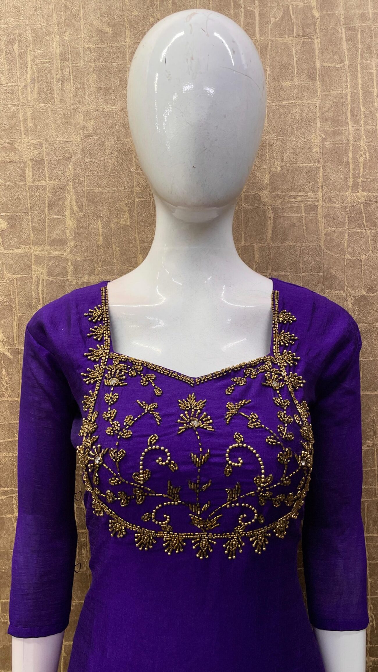 Vichitra A-Line / Handwork SKU: TH0064 - Image 9