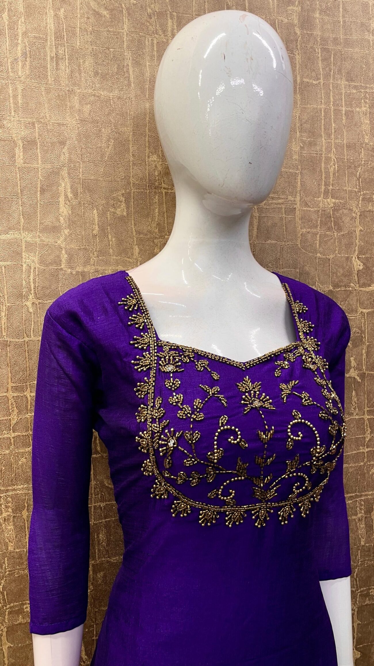 Vichitra A-Line / Handwork SKU: TH0064 - Image 8