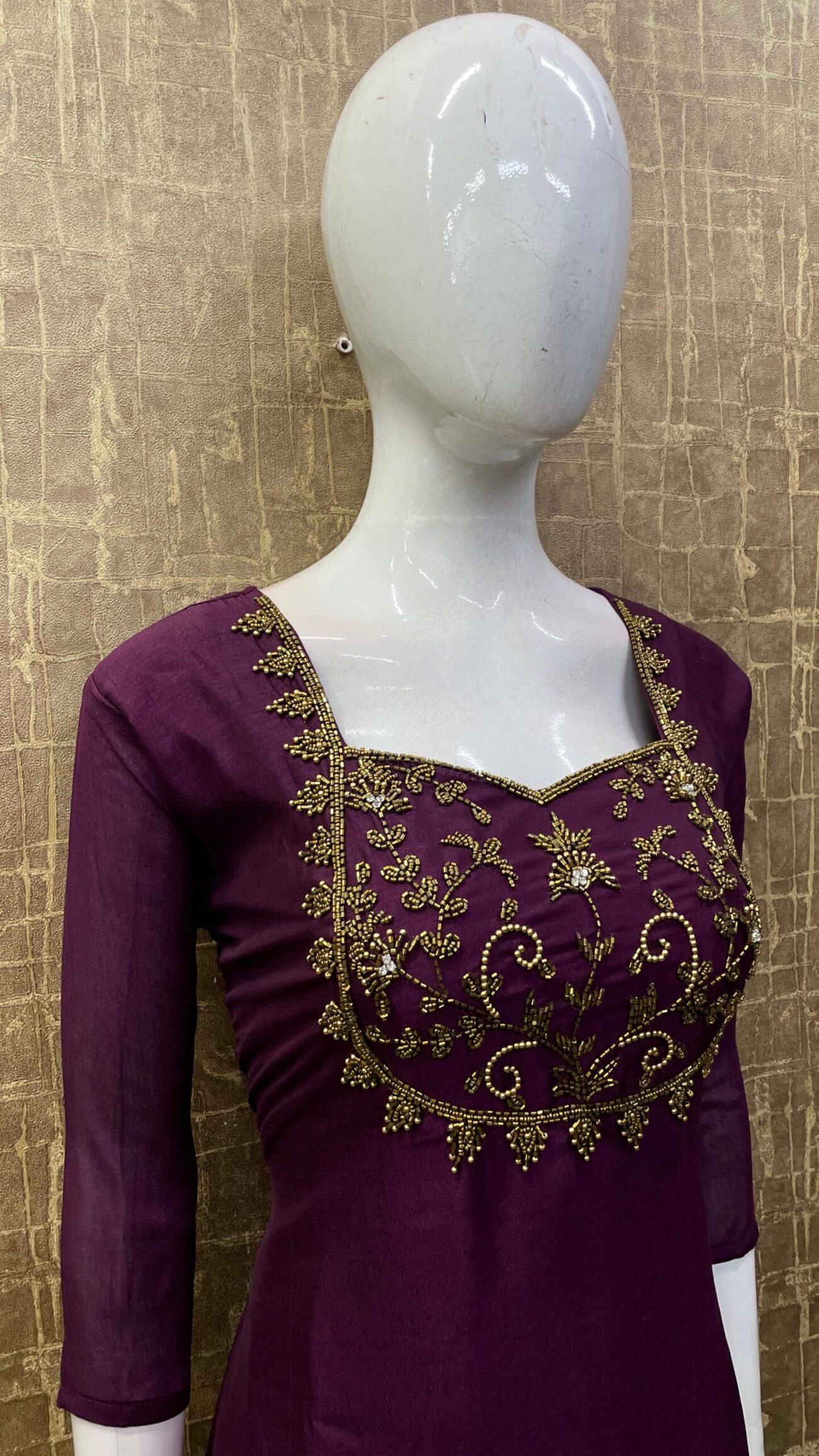 Vichitra A-Line / Handwork SKU: TH0064 - Image 11