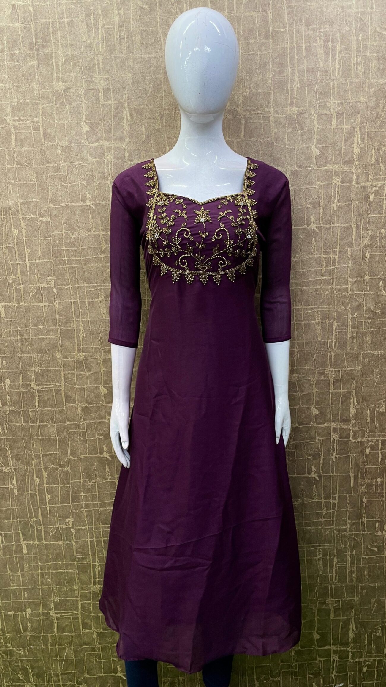 Vichitra A-Line / Handwork SKU: TH0064 - Image 10