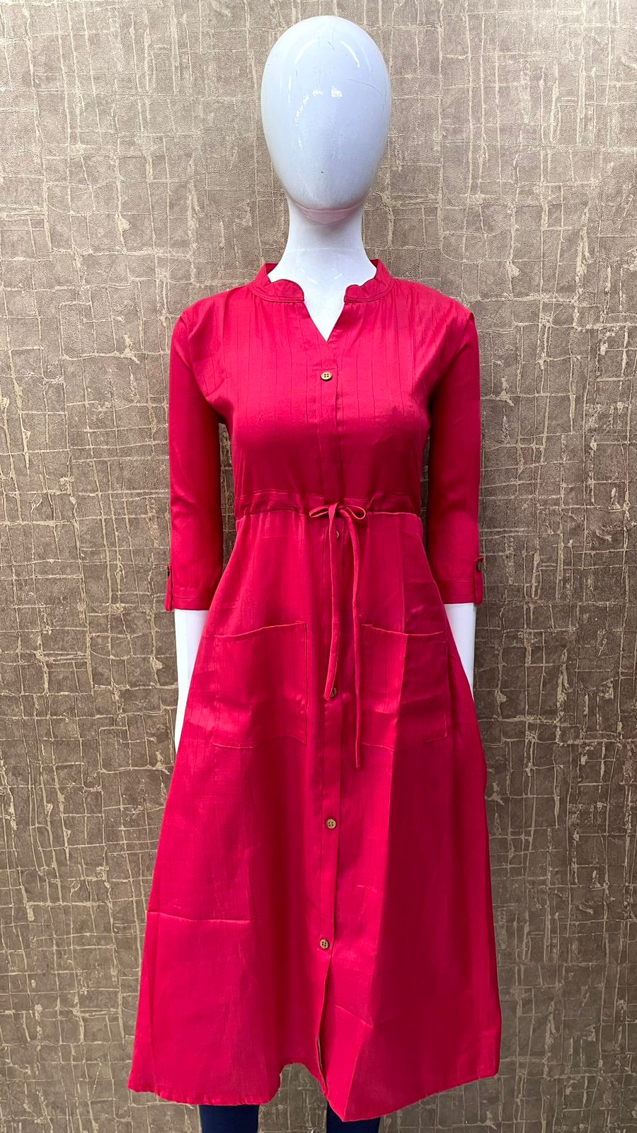#TH75 / Western Dress / Hot Pink — Full Size Set - Image 2