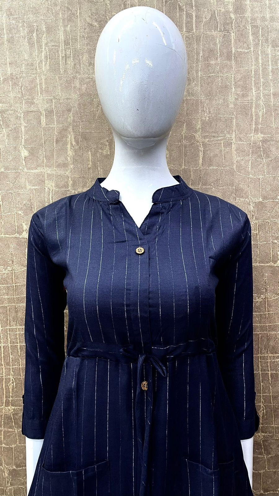 #TH75 / Western Dress / Navy Blue — Full Size Set